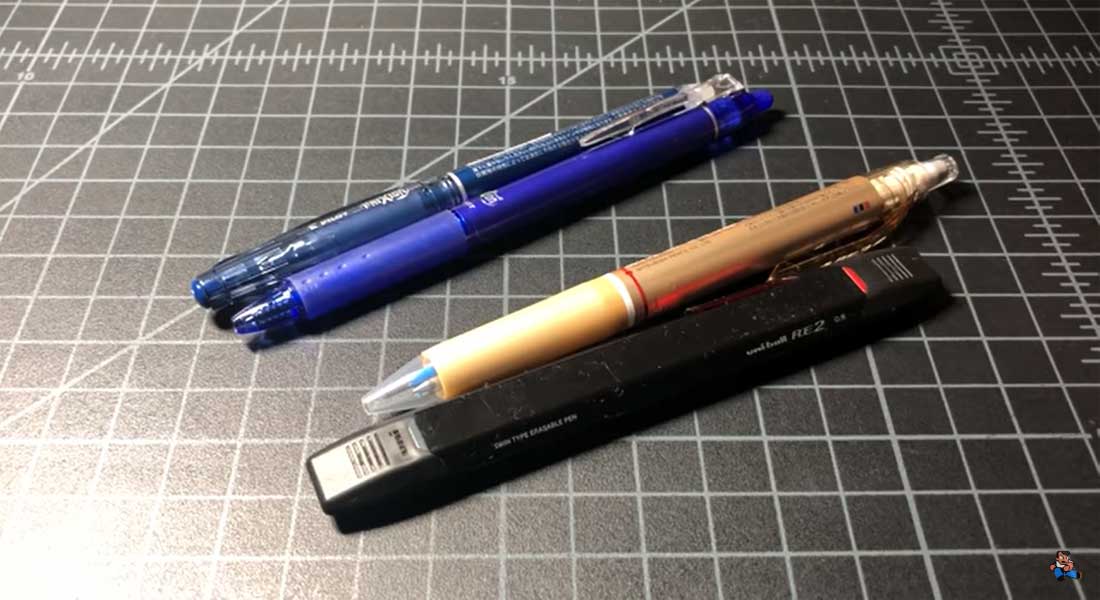 can you use erasable pens in an AP exam