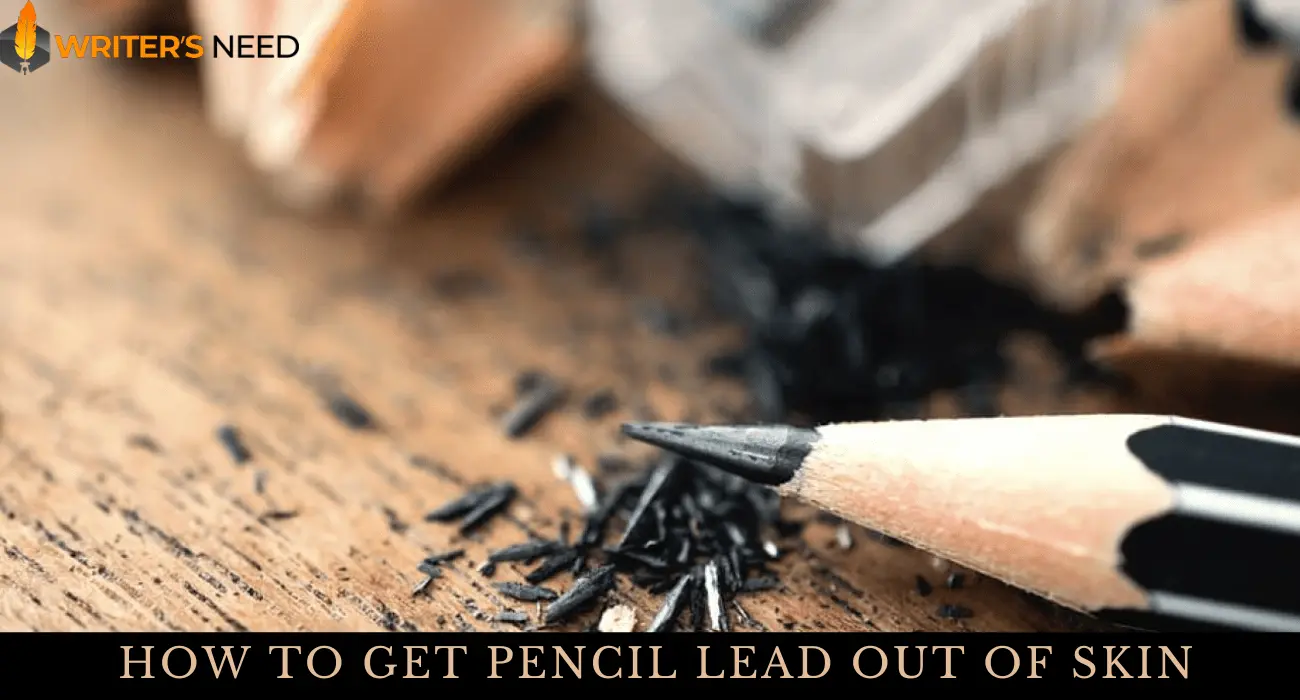 Get Pencil Lead Out of Skin